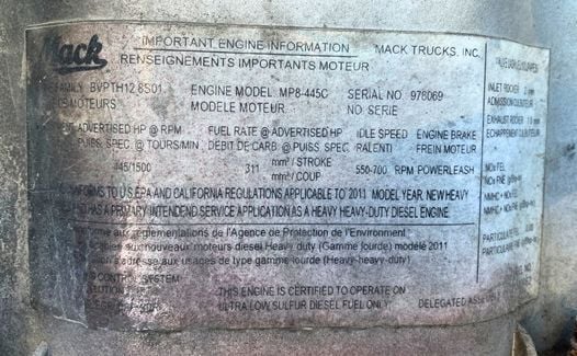 2012 Mack CXU613 (TK2359)