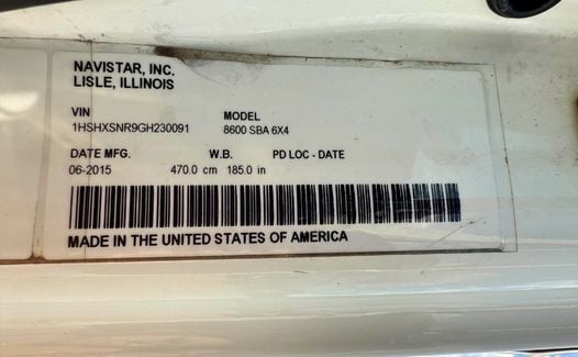 2016 INTERNATIONAL 8600 (New Arrival!) 
