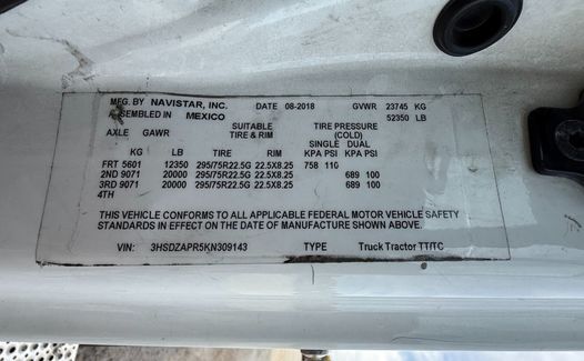 2019 International LT625 (TK9143)