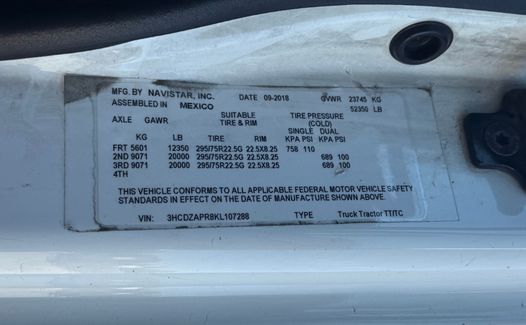 2019 International LT625 (TK7288)