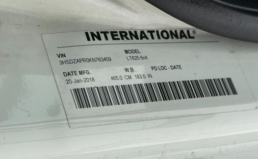 2019 International LT625 (TK3459)