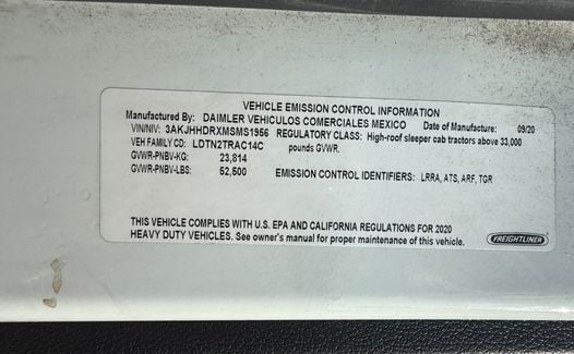 2021 Freightliner Cascadia 126 (TK1956)