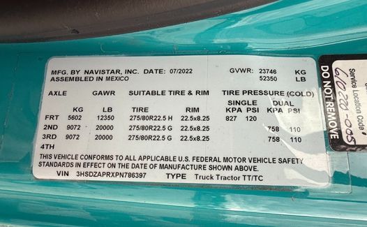 2023 International LT625 (TK6397)