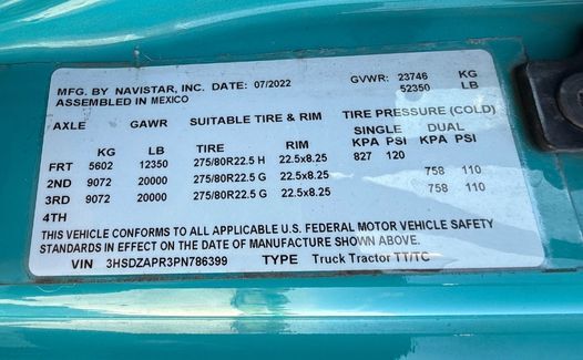 2023 International LT625 (TK6399)