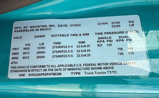 2023 International LT625 (TK6388)