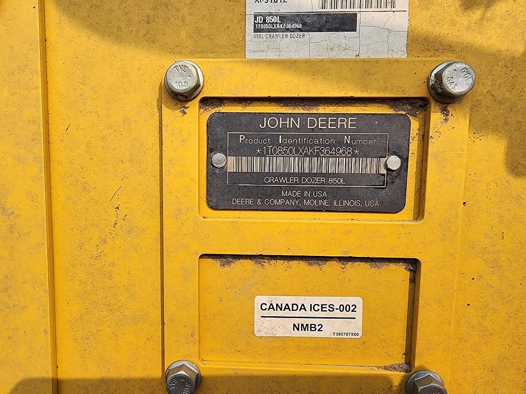 2019 DEERE 850L WLT Crawler Dozer