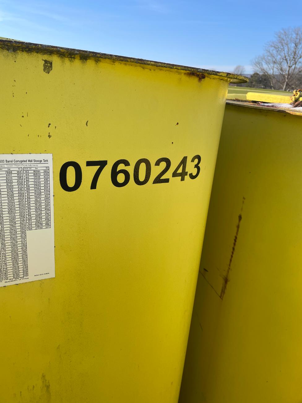 2010 Dragon Flat Top Frac Tank (#0760243)