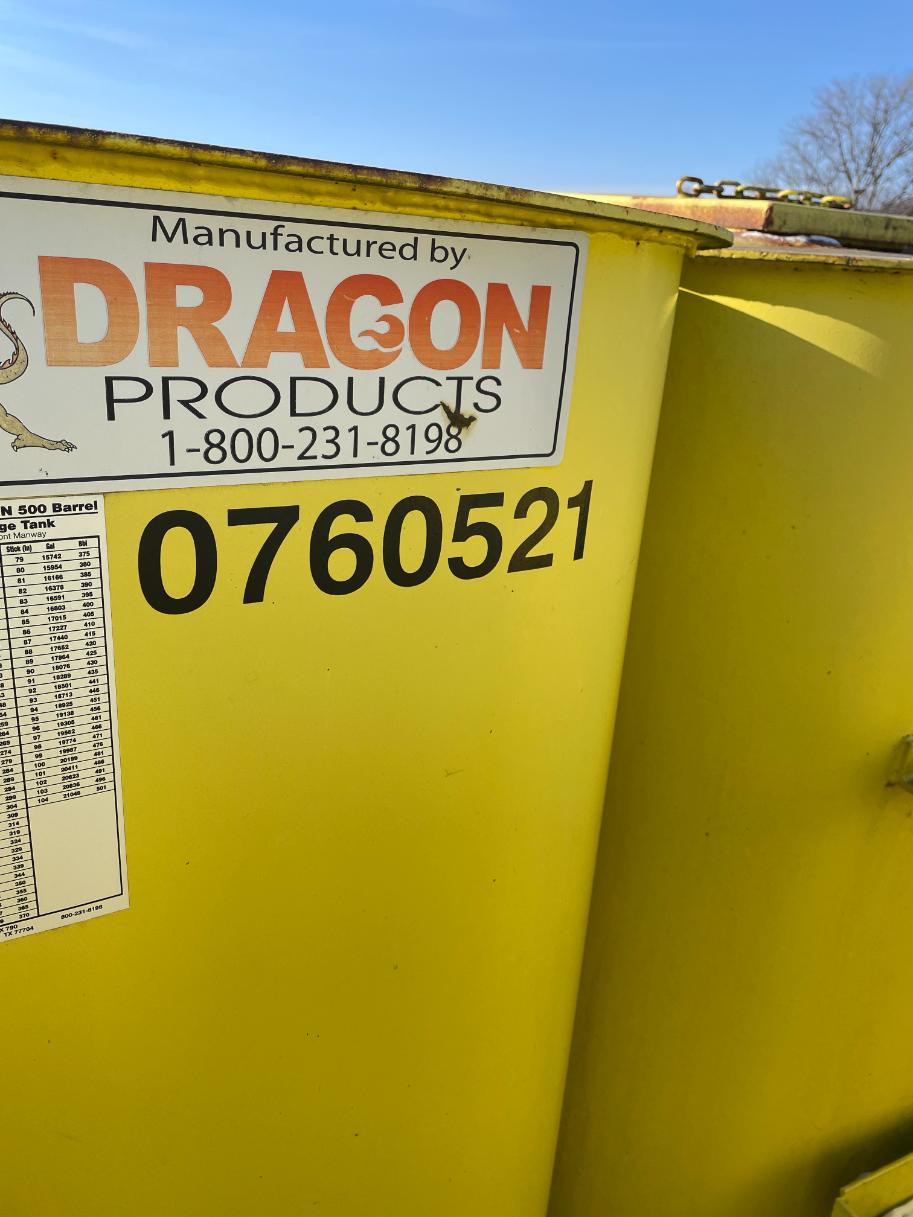 2010 Dragon Flat Top Frac Tank (#0760521)