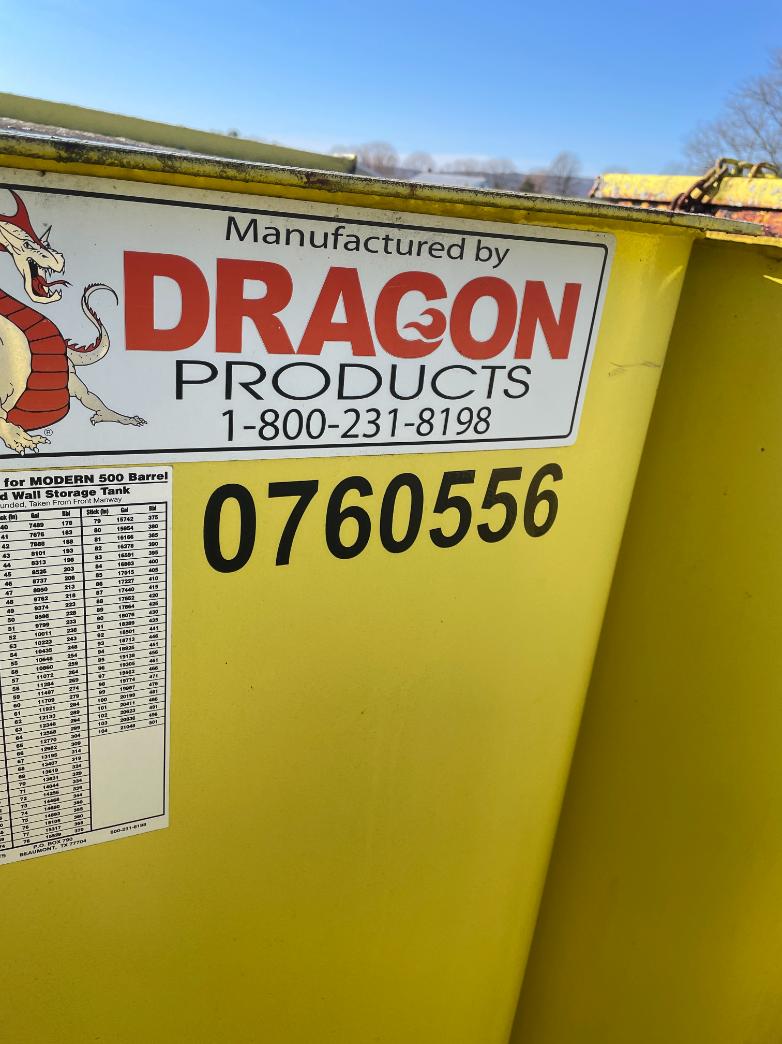 2010 Dragon Flat Top Frac Tank (#0760556)