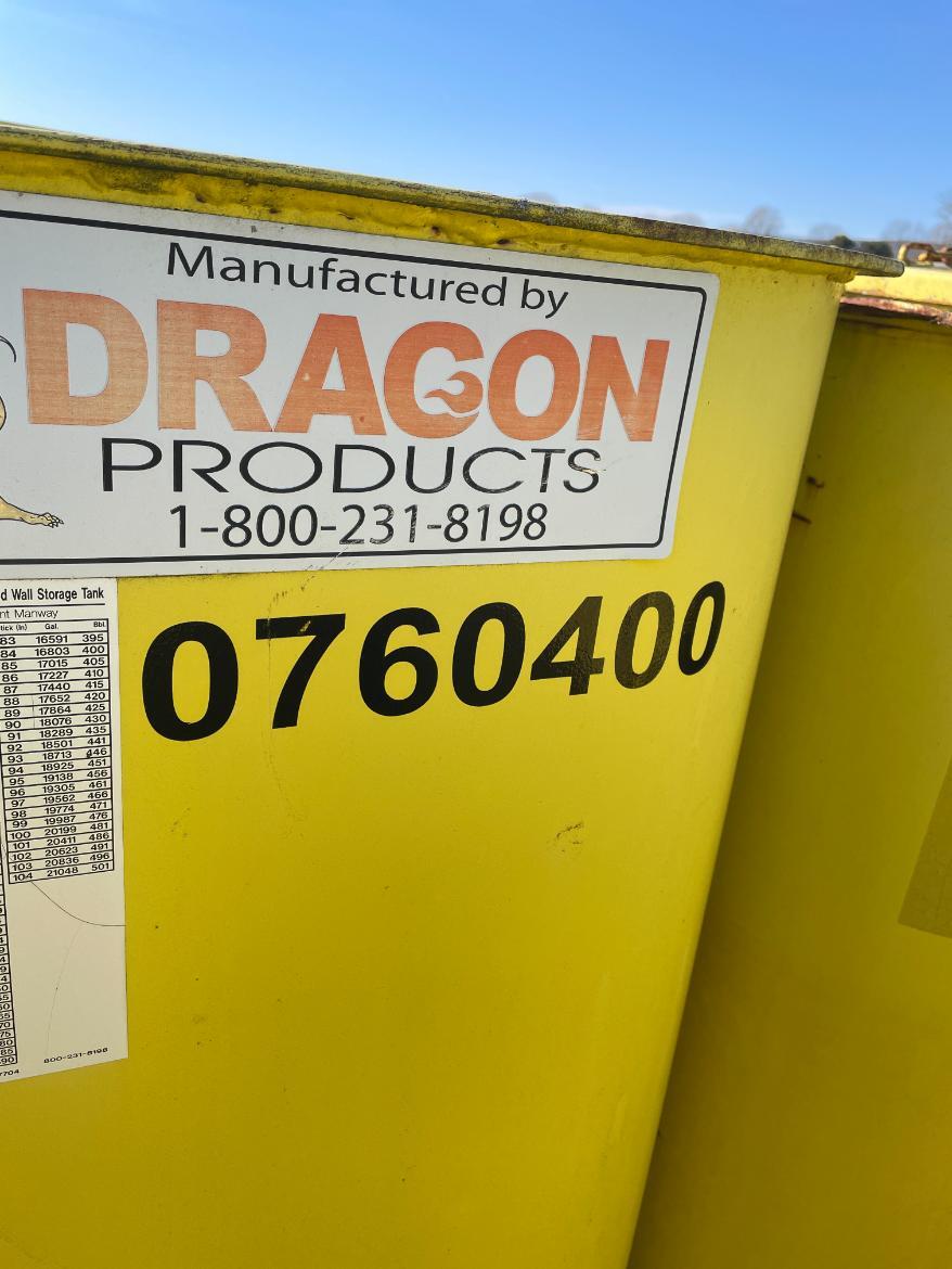 2010 Dragon Flat Top Frac Tank (#0760400)