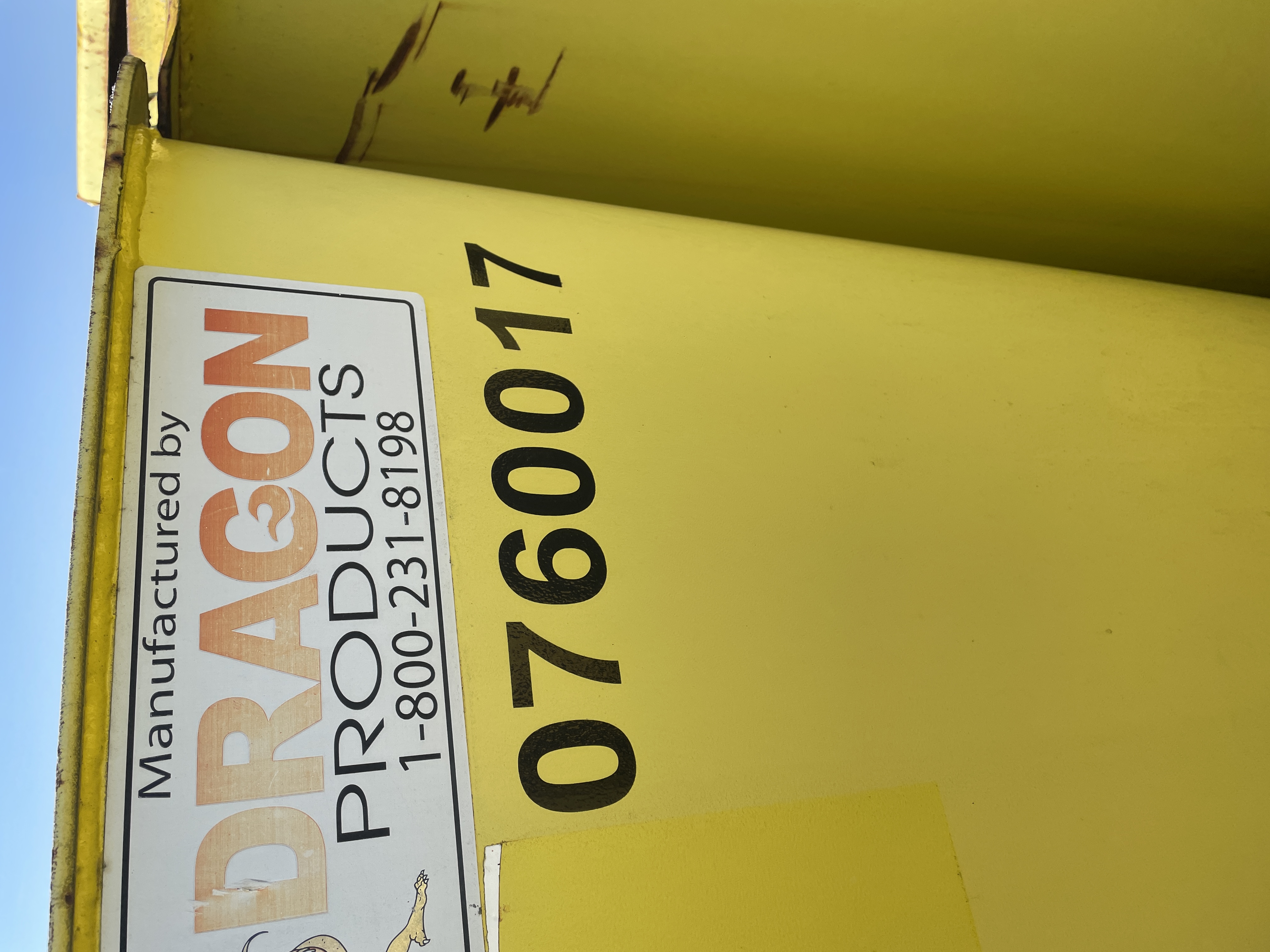 2010 Dragon Flat Top Frac Tank (#0760017)