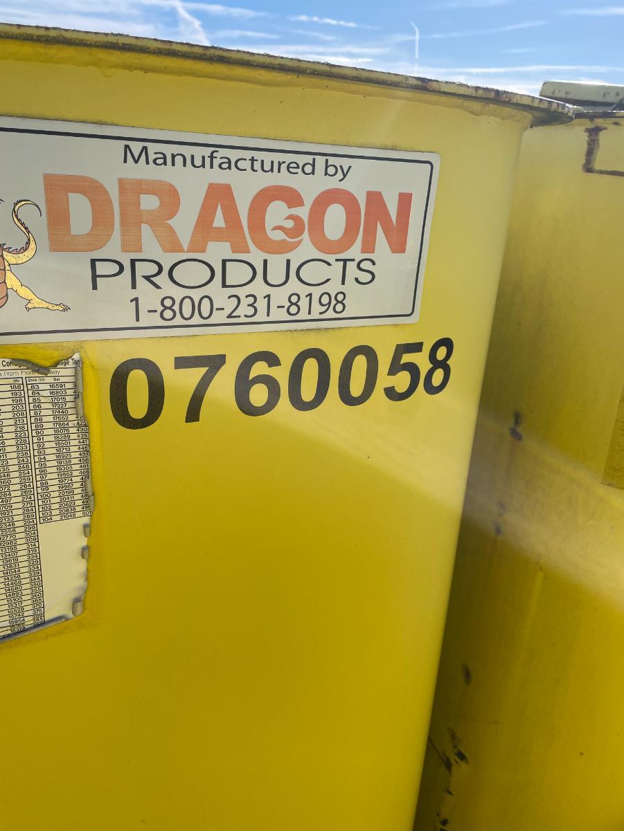 2010 Dragon Flat Top Frac Tank (#0760058)