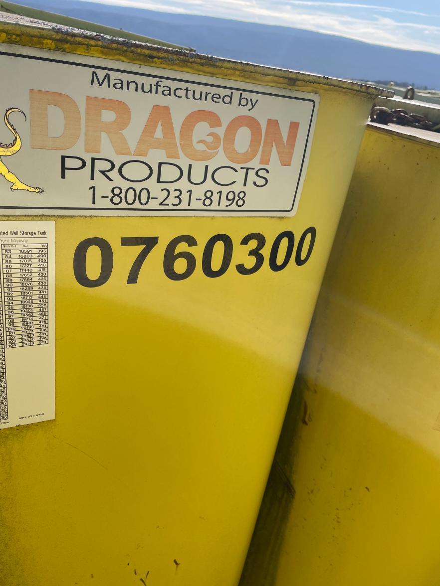 2010 Dragon Flat Top Frac Tank (#0760300)