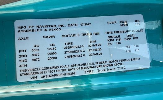 2023 International LT625 (TK6392)