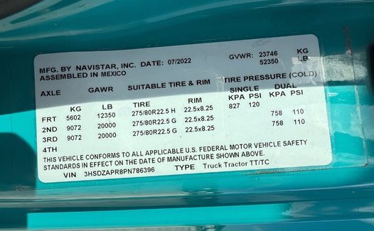 2023 International LT625 (TK6396)