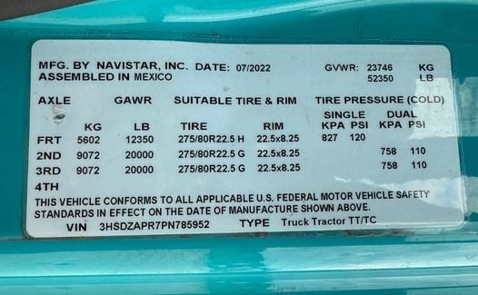 2023 International LT625 (TK5952)