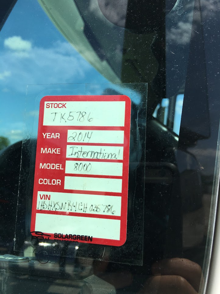 2014 International Transtar 8000