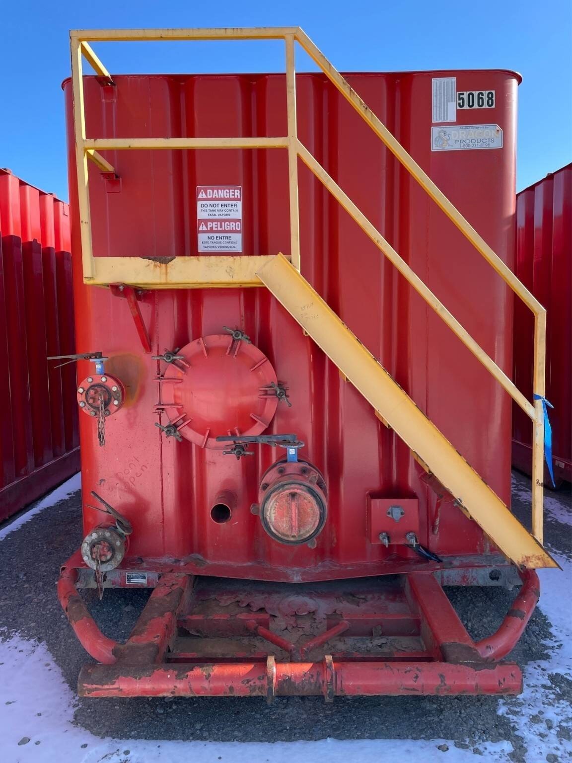 Dragon Flat Top Frac Tanks 